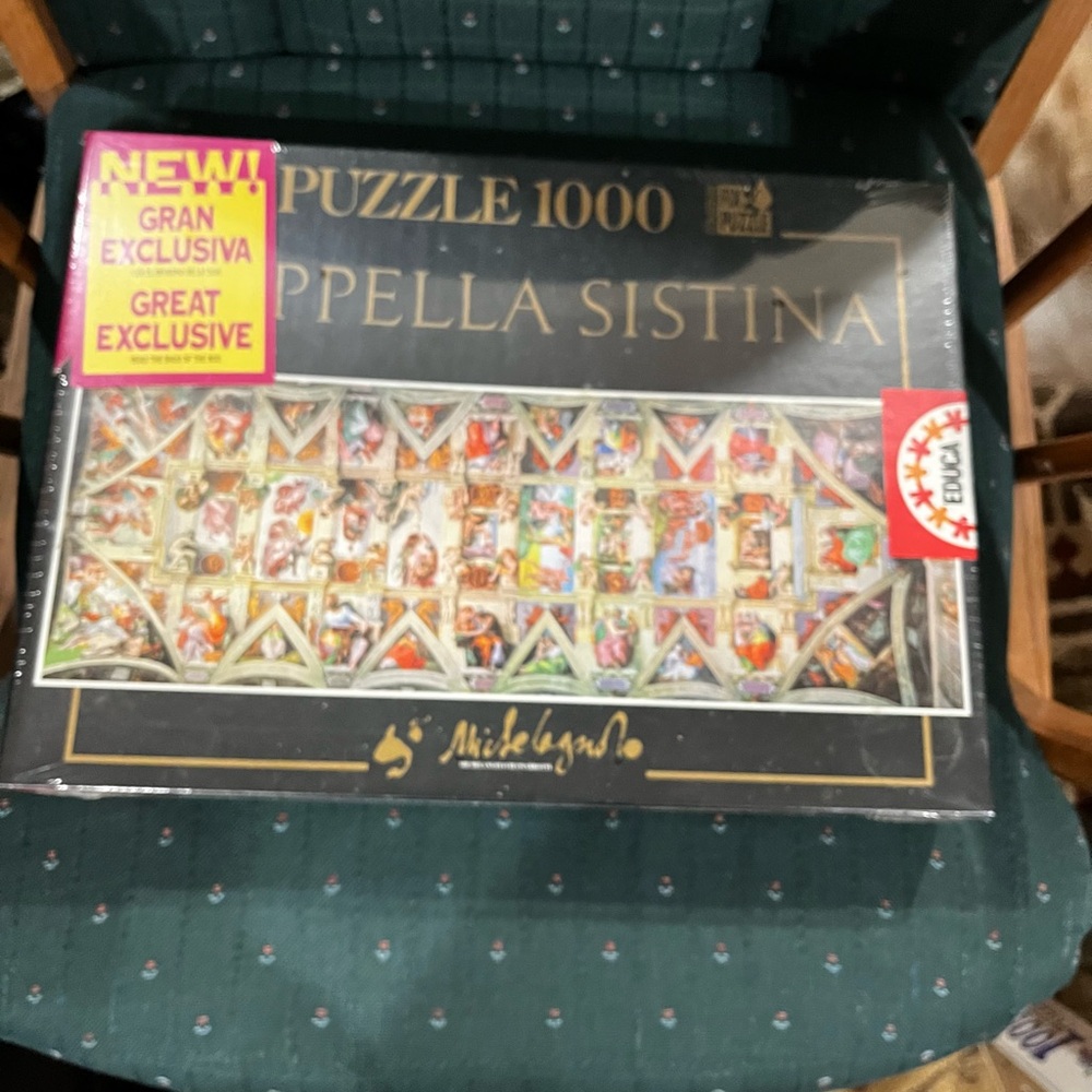 Cappella Sistina 1000-Piece Puzzle - Michelangelo Artwork